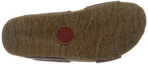 Image of HAFLINGER Andrea Elegant Leather Sandals with Rubber Sole and Cork Latex Footbed Unisex