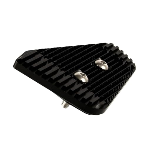 Soporte pedal motocicleta Placa Extensión Base Ensanchamiento Pedal Freno CNC Palanca Freno Trasera Motocicleta Para G310R/GS Para F750GS F850GS soporte de pie(Black)