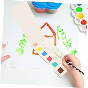 Image of Magical Water Book for Kids -Random Set of 3 with 12 Sheets Each | Mess-Free Coloring Books with Water-Activated Colors, Paint & Brush | Perfect Birthday Return Gifts
