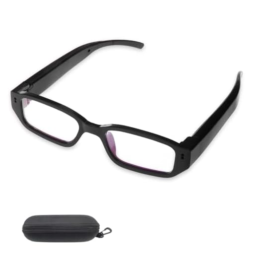 Camera Glasses HD 1080p Video Glasses Wearable Sports Action Video Camera, Great Gift for Family and Friends,