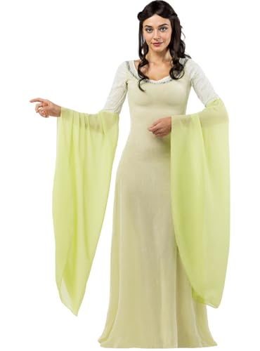 Disfraces de Películas de Cine & Trajes de Series de TV 51 Funidelia | Disfraz de Arwen - El Señor de los Anillos para mujer Lord of the Rings - Disfraz para adultos y divertidos accesorios para Fiestas, Carnaval y Halloween - Talla L - Verde