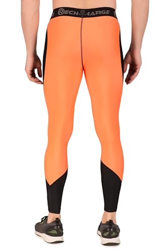Image of ReDesign Apparels Recharge Men Polyester Sports Compression Pant /Legging /Full Tights