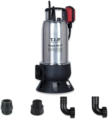 Bild 9 - T.I.P. Schmutzwasser Tauchpumpe Edelstahl 180 PX - 10.500 l/h Fördermenge, 7m Eintauchtiefe, 7m Förderhöhe, leistungsstarke Tauchpumpe, robust und langlebig, ideal für Kellerentwässerung 30121