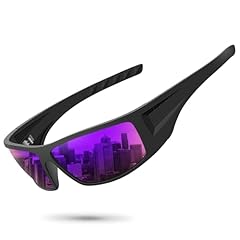 1-black/Purple Blue Mirror Lens