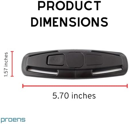 Car Seat Chest Harness Clip and Car Seat Safety Belt Clip Buckle Universal Replacement for Baby and Kids Trend, Adjustable Guard