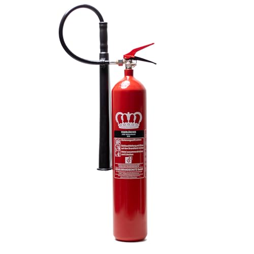 König Feuerlöscher CO2 | 5 KG | Geeignet für die Brandklassen - B | Zertifiziert nach DIN EN3 | 5 LE | Vielseitig einsetzbar | inkl. Wandhalterung & Instandhaltungsnachweis König Feuerlöscher CO2 | 5 KG | Geeignet für die Brandklassen - B | Zertifiziert nach DIN EN3 | 5 LE | Vielseitig einsetzbar | inkl. Wandhalterung & Instandhaltungsnachweis