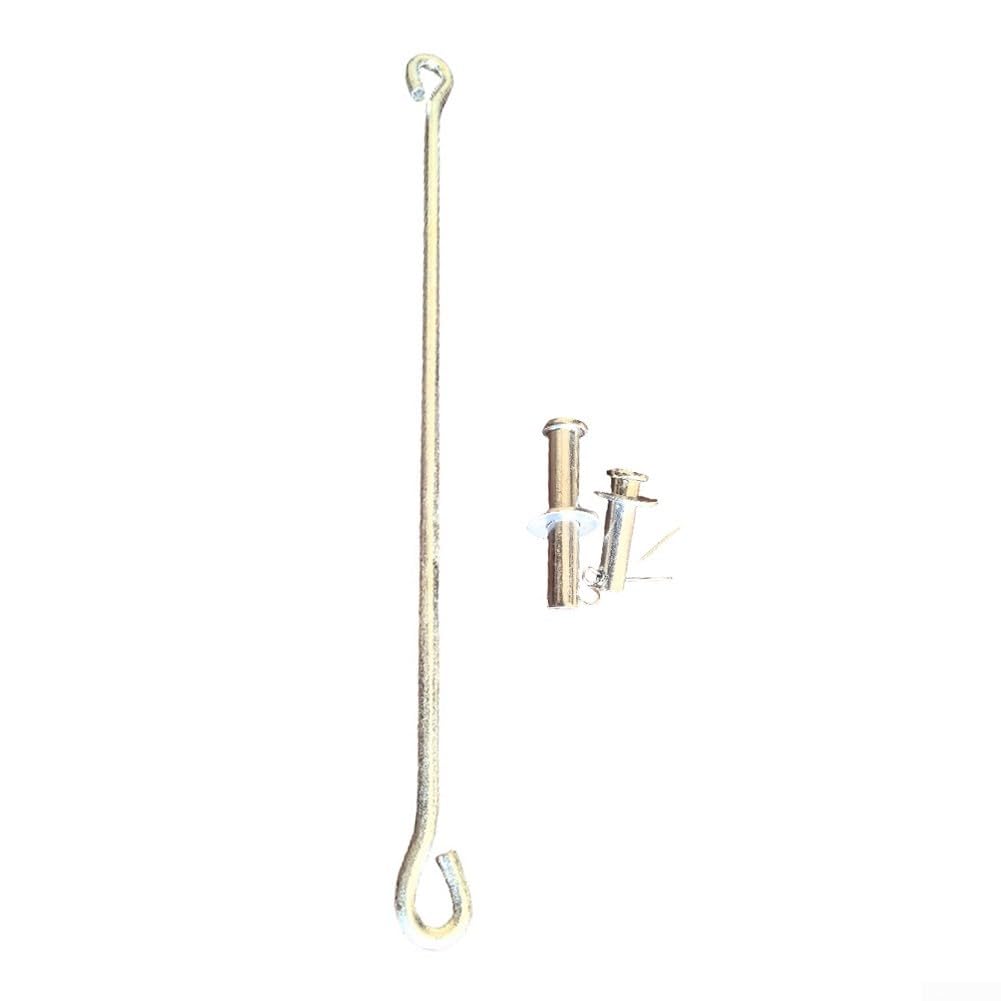 Iron Manual Water Pump Suspension Rod with Pin Set for 75 Type Handle Pump, Hand Operated Well Pump Parts Replacement Kit for DIY Repair and Maintenance