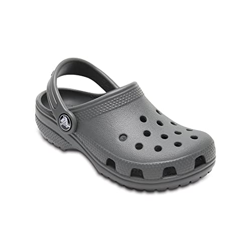 Image of crocs Kids' Classic K Clog, Slate Grey, 7 M US Toddler