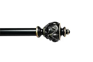 US Window And Floor DSF0236072AAB 36-72 FF-R0457 Drapery Rod Set, Aged Bronze