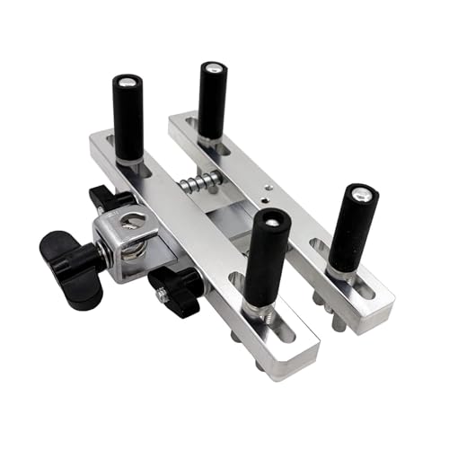 Jiayouy Percussion Tambourine Frame Drum Holder Aluminum Alloy Mountable Drum Set Tambourine Fixing Clamp Hardware for 3/8'' inch Rod