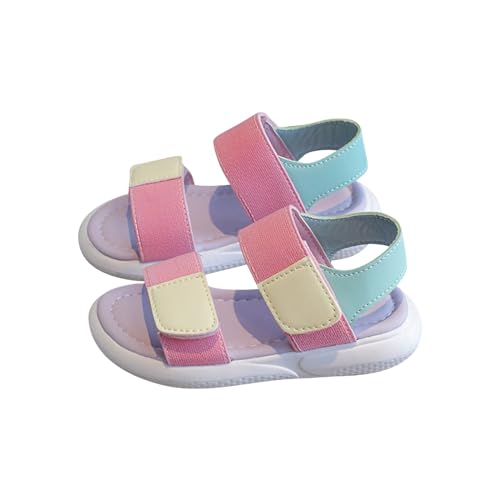The Baby Girl's And Newborn Sporty Sandal Adjustable Straps Summer Rubber Sole Toddler Princess Dress Outdoor Shoes