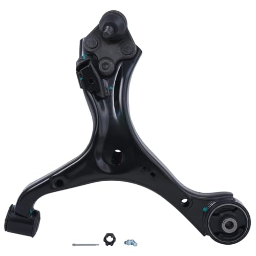 Image of Detroit Axle - 8pc Front End Control Arms Kit for 2013-2015 Honda Civic, 2 Lower Control Arms with Ball Joint 4 Outer Inner Tie Rod Ends 2 Tie Rod Boots 2014 Replacement