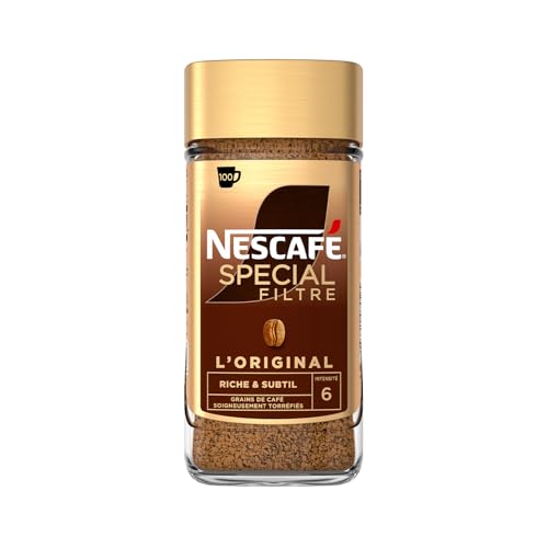 Nescafé SPECIAL FILTRE RECETTE ORIGINALE DE RETOUR, Granulée Café Soluble, Flacon de 200g