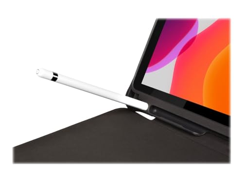 Folio ipad 10.2 Manchester II Port Designs etui protection noir avec support stylet integré