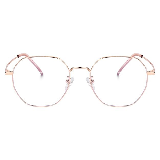 mashamart Hexagon Blue Light Blocking Glasses - Image 2