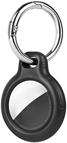 Ainiv Protective Case for AirTags, 1PC Plastic AirTag Keyring Compatible with Apple Airtag Holder, Waterproof Protective Airtags Case Cover, Pet Collar Tracker, AirTags Key Finder, Locator Tracker
