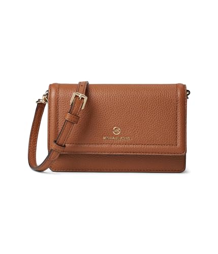 Image of MICHAEL Michael Kors Jet Set Charm Small Phone Crossbody - Purse for Women - Saffiano Leather - Snap Closure