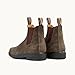 Blundstone Unisex Dress Series 1306 Chelsea Boots for Men and Women, Wide Chisel Toe Boots with Cushioned Midsole and Premium Leather, Rustic Brown, 10 US Men / 12 US Women / 9 AU