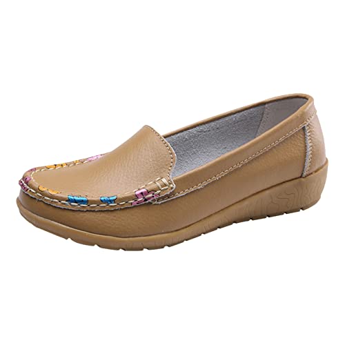 Sandales plates confortables femme anti-fatigue pour marcher et conduire