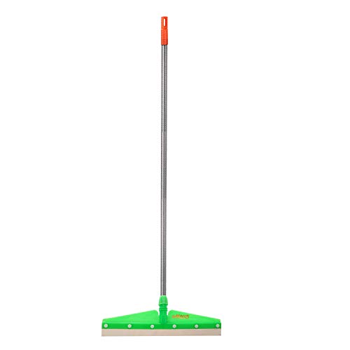 Image of Zureni MACH-5 Wiper 19 inch Foam Rubber Blade, Double Lamination Rod with Sturdy Long Handle for Wiping, Floor Cleaning and Dirt Removal in Home, Bathroom & Kitchen (Random Colours)