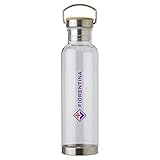  Giemme VANNISPORT Fiorentina Viola Logo Nuovo Borraccia in TRITAN Fondo E Tappo in Acciaio Inox 800 ML