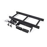 Compatible for Land Rover Defend 90 110 130 2004-2019 Black Aluminum Car Rear Tail Door Ladder Climbing Exterior Accessories(Style B)