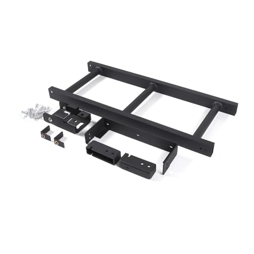 Compatible for Land Rover Defend 90 110 130 2004-2019 Black Aluminum Car Rear Tail Door Ladder Climbing Exterior Accessories(Style B)