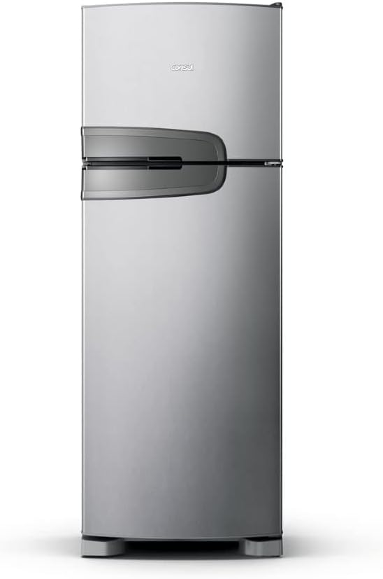 Geladeira Consul Frost Free Duplex 340 litros com Prateleiras Altura Flex cor inox - CRM39AK 110V 1 31gHfx6 PlL. AC SL1000