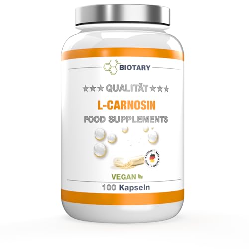 L carnosina 100 cápsulas | 1000 mg porción diaria | incluye pastillero | 100% vegano | alta dosis y sin aditivos | alta biodisponibilidad | probado en laboratorio