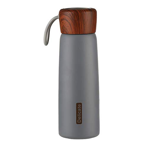 DELICATE BOLLAER Water Bottle Double Walled Vacuum Insulated Travel Coffee Mug, Stainless Steel Flask, Sports Water Bottle, 500ml