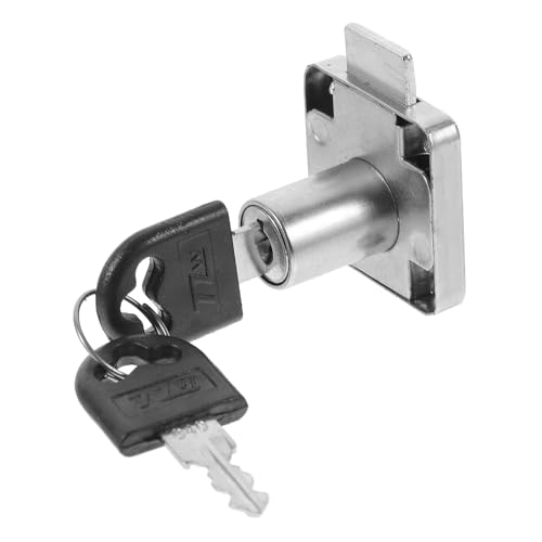 IWOWHERO Cerradura de Seguridad para Cajones y Armarios con Llave Acero Inoxidable Cierre de Leva Cuadrada Protección Antirrobo para Archivadores y Cajas Eléctricas Hogar y Oficina