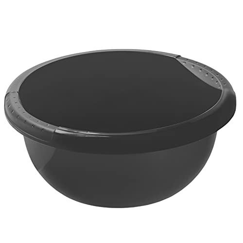 Rotho Daily Sink/Washing Tub, Plastic (PP Recycled), Anthracite, 6 L, 34 cm