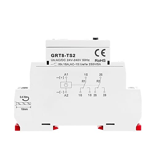 Relais de contrôle du temps AC/DC24V-240V GRT8-TS commutateur temporisateur connecté Android - 3