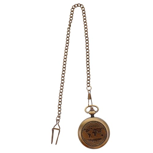 Brújula de bolsillo retro con carcasa metálica estilo vintage
