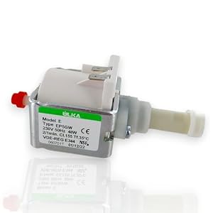 DL-pro Elektropumpe ULKA EP5GW 48 W 230 V, kompatibel mit Philips Saeco 996530007753 12000140, DeLonghi 5113211311, Miele 5035151, Krups MS-622743