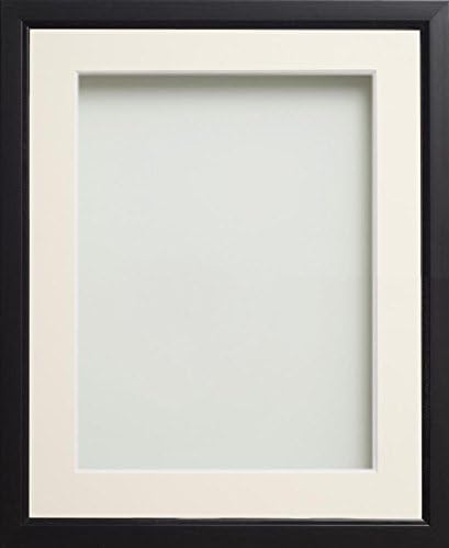 Frame Company Drayton Range 14x11-inch Grey Picture Photo Frame with White Mount For Image Size A4