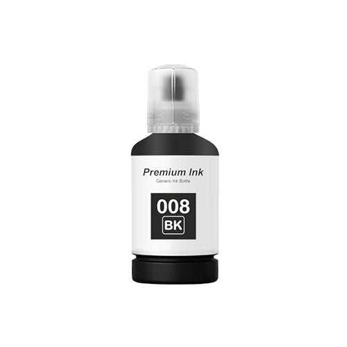 Image of 008 Ink Compatible for Epson L6460, L6490, L15180, M15140, M15180, L6570, L6580, L15150, L15160 Printer (008 Black Ink 1 Pcs)
