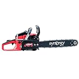 Synergy Motosierra Gasolina 65cc 3,9CV – Espada 45cm – Motor 2 Tiempos de Alto Rendimiento – Sistema Easy Start, Antivibración Silent Blocks y Lubricación Automática