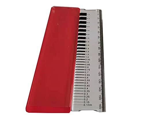 Medidor de ancho de grieta,Medidor de grieta de hormigón Ancho Regla Ancho de Grieta Cover