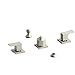 Riobel ZO09BN 4-piece bidet faucet with integrated vacuum breaker, BN