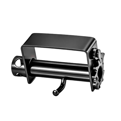 Mqetly Cabrestante de amarre de acero resistente, cabrestante de tensión de trinquete para camiones planos, compacto y fácil de montar, adecuado para necesidades de transporte, soldado M