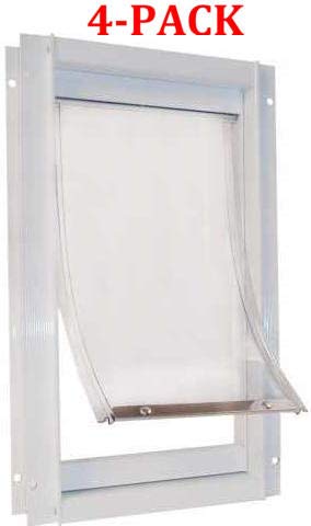 Flap Plastic/Deluxe Pet Door, Extra Large - 10-1/2