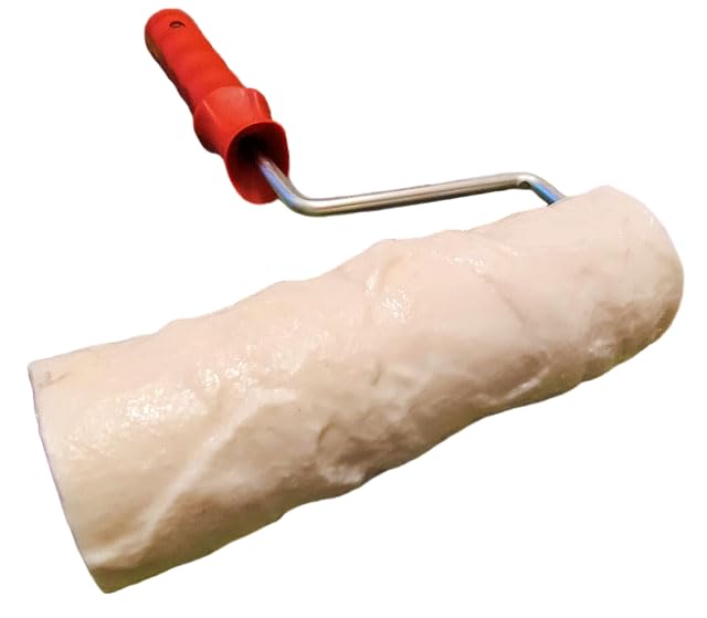 Rolle für Putz Wand Beton Druck Stein Stein Dekorative Texture Roller, Modell "Schiefer", ca. 20 x 7 cm