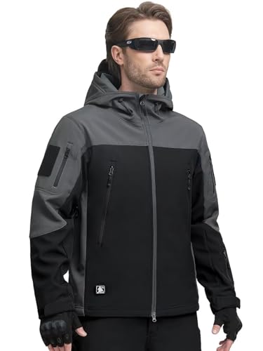 FREE SOLDIER Giacche Militari Softshell da Uomo Fodera in Pile