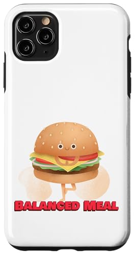Funny Fast Food Balanced Meal Foodie �X�}�z�P�[�X iPhone 11 Pro Max �p
