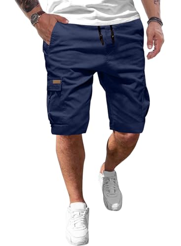 Short chino homme JMIERR en coton doux pour éviter l'inconfort d'été