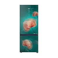 Haier 346 L 3 Star Double Door Bottom Mount Refrigerator(HRB-3664POG-E, Ocean Glass,Glass Door, Convertible, 2022 Model)