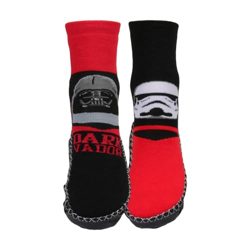 SW - Pack de 2 calcetines de Star Wars 27/30, Black, 27/30 EU
