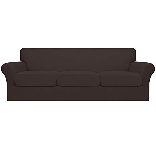Image of Easy-Going 4 Pieces Oversized Stretch Couch Cover for Dogs Washable