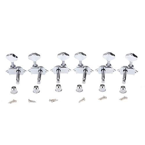 Wilkinson 3R3L Mécaniques Vintage Open Machine Heads pour Guitare Acoustique,Bouton Bean Butter Chrome - Les Beatles, Paul McCartney, John Lennon, RIngo Starr, George Harrison Wilkinson 3R3L Mécaniques Vintage Open Machine Heads pour Guitare Acoustique,Bouton Bean Butter Chrome – Image 4